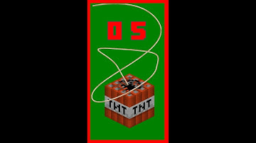 Minecraft Bomb tnt #shorts #minecraft