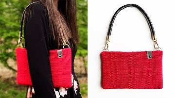 DIY Knit Shoulder Purse! | Addi Express Knitting Machine Pattern