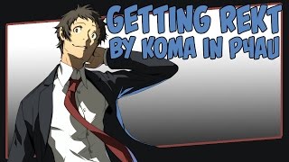 Getting Rekt by Koma in Persona 4 Arena Ultimax (PS3/Xbox 360 Gameplay)