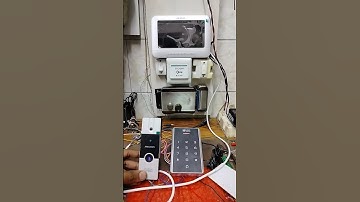 Hikvision Video Door Phone with Electronic Door Lock, Card Access Electric Lock with Godrej VDP bell