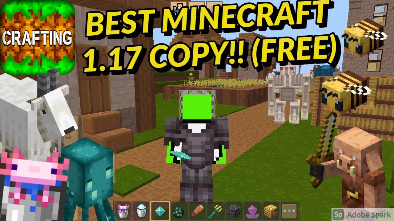 Crafting And Building, BEST FREE MINECRAFT 1.17 COPY!?!