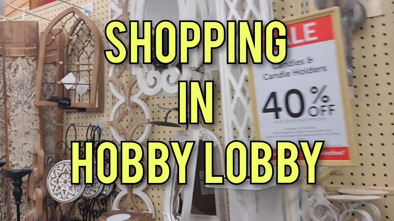 SHOPPING HOBBY LOBBY 50 OFF DEALS 2023 YouTube