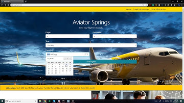 Dev Update - Airport Reservation System Part 3: Flight Search Form Functionality