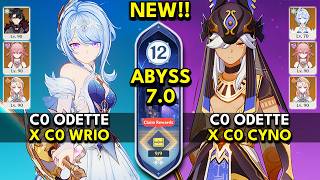 C0 Odette x Wriothesley & Cyno | Spiral Abyss 7.0 Floor 12 | Genshin Impact 7.0 screenshot 4