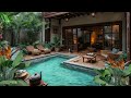 Luxury Tropical Villa With Private Pool | Zen Interior, Birds Chirping &amp; Nature Retreat Inspiration