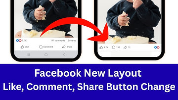 Facebook Like Comment and Share Button Change | Facebook Reaction Bar Change Problem