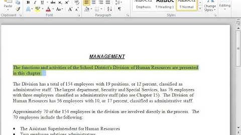 Remove Shading from Text - Word 2010