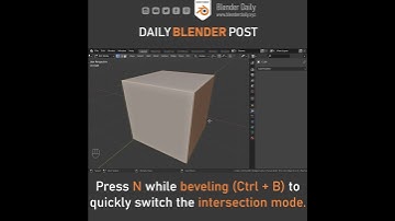 Bevel Intersection Mode in Blender