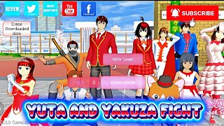 Yuta and Yakuza fight 💪❤️||#sakuraschoolsimulator #trending #viralvideo #shorts #shortsfeed #funny