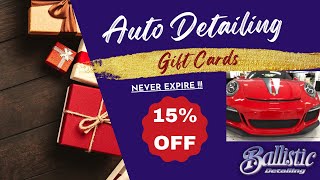 Ballistic Detailing Holiday Gift Cards