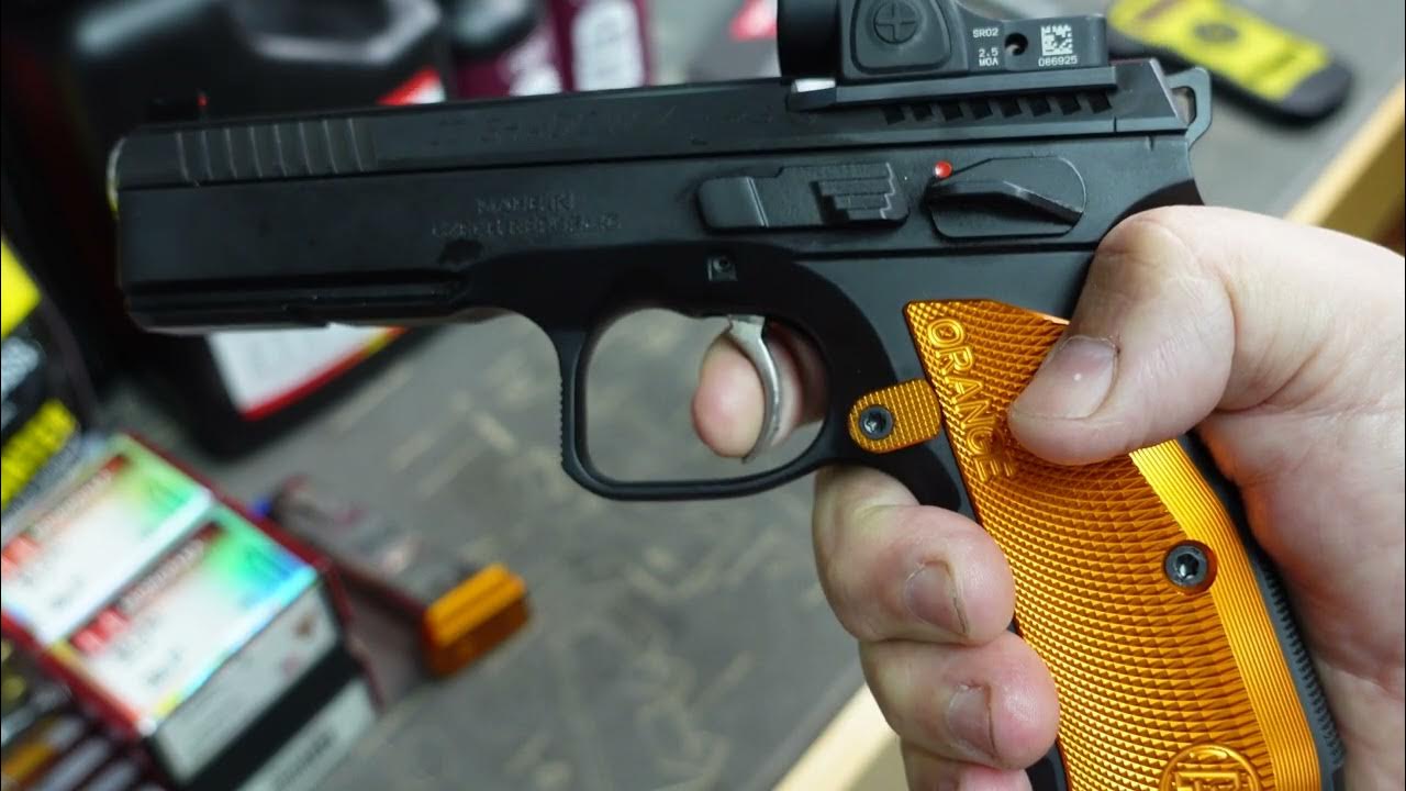 CZ Shadow 2 Orange trigger upgrade and reddot install Trijicon SRO. YouTube