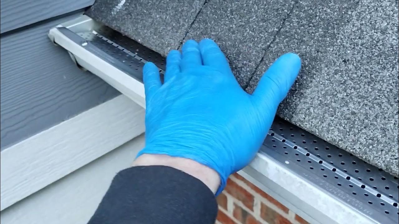 5" AM gutter guard installation part 2 YouTube
