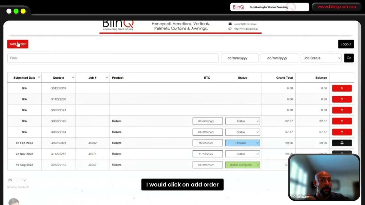 How to Set Up Wholesalers and Manage Orders in BlinQ Software | Window Covering CRM Tutorial