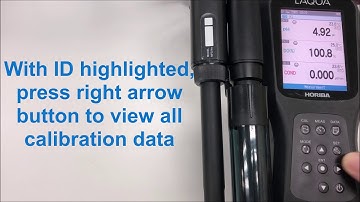 LAQUA WQ-300 Series Calibration Data