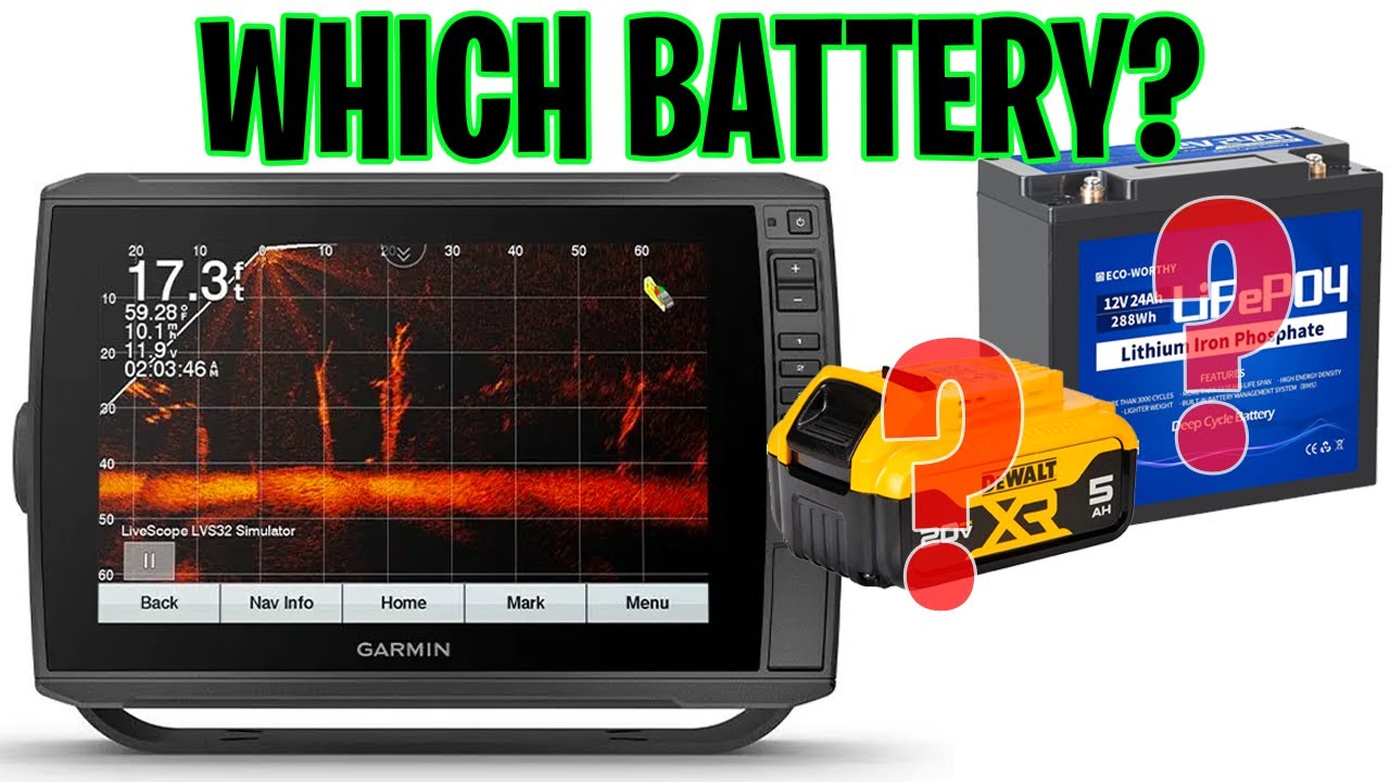 The BEST Battery Size For Fish Finders, Livescope, Garmin, Humminbird