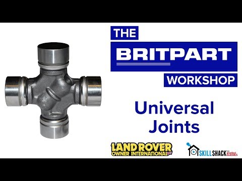 How to replace worn propshaft universal joints on most Land Rovers using a Britpart kit