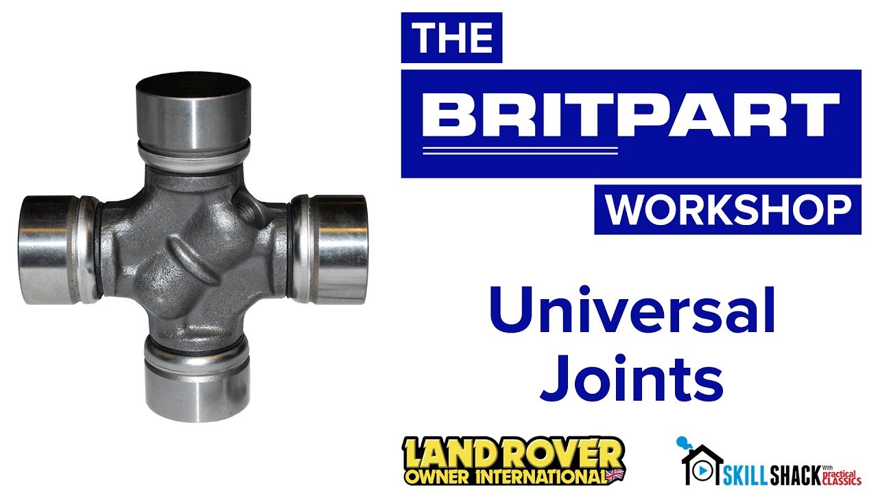 How to replace worn propshaft universal joints on most Land Rovers using a  Britpart kit - YouTube