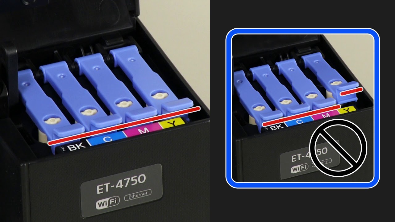 How to Refill Consumables (Epson L6190 , ET4750) NPD6177 YouTube
