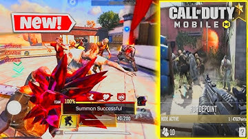 Call of duty Mobile New MP Mode Hordepoint Gameplay.#codm #codgameplay