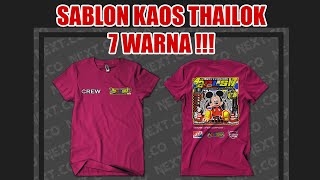 sablon 7 warna special tshirt pls 17 zone bogor feat zone cibinong