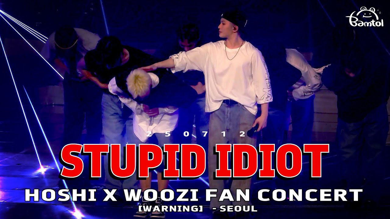 250712 STUPID IDIOT : 호시 우지 팬콘서트 (중콘) HOSHI X WOOZI FAN CONCERT- SEOUL 직캠 (+가사 Lyrics)