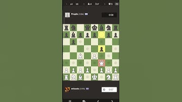 5 seconds Win full one minute chess game #shorts #chess