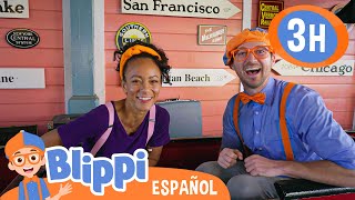 Exploremos el tren de Adveture City con Blippi | Blippi Español | Videos educativos para niños by Blippi Español 62,863 views 1 day ago 3 hours, 7 minutes