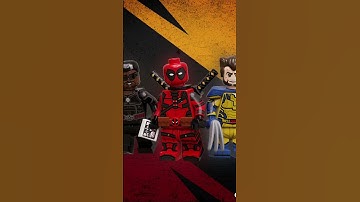 (Custom) Lego marvel Deadpool and Wolverine set #marvel #superhero #lego #deadpool #legomarvel