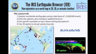 IRIS Earthquake Browser—Explore events in 2D and 3D (Tutorial) screenshot 5