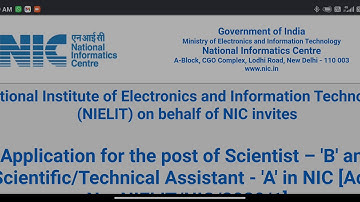 nielit answer key release 2020| scientific assistant technical assistant and scientist B answer key