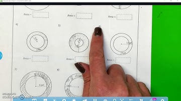 Area of concentric circles