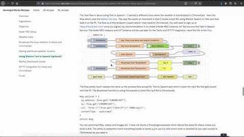 6 - Automatically broadcasting to Chromecast  - Using Watson TextToSpeech