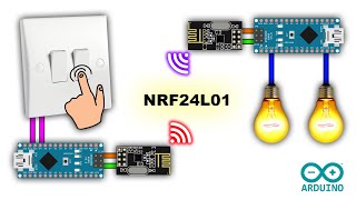 Arduino NRF24L01 Transceiver Controlled Relay Light