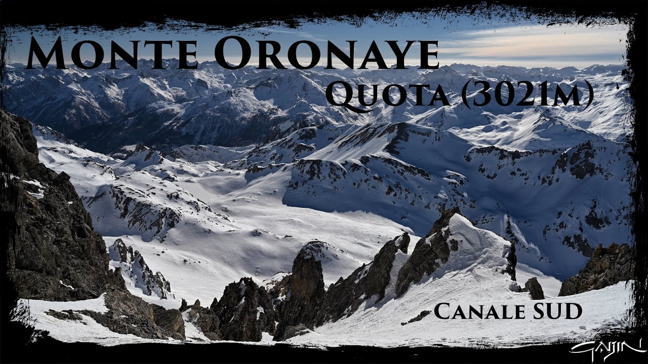 Monte Oronaye (Quota 3021m) - Canale Sud Invernale