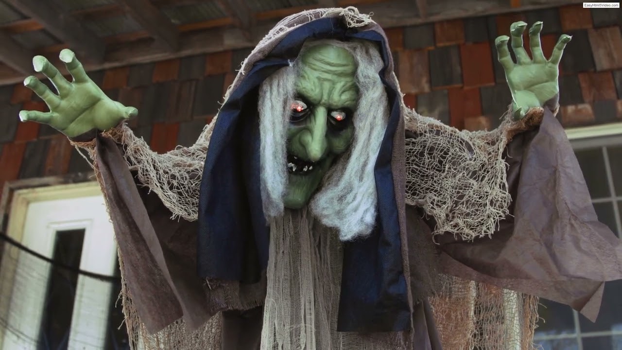 5 FT STANDING HUNCHBACK WITCH
