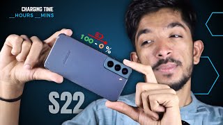Samsung Galaxy S22 Battery Test 🔋 S22 Charging Time & Gaming Test