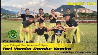 Tugas Seni Budaya  Klp 1 Tari Yamko Rambe Yamko Kls 8F S.1 Tapel 2022-2023