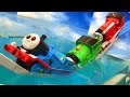 きかんしゃトーマスプラレール おばけ電車が水に落ちる Thomas＆friends ghosttrain Fall into the water