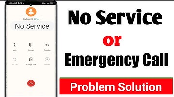 No service problem redmi mobile || emergency call problem redmi || no service problem solution mi