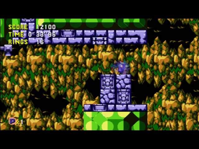 Sonic CD: Tidal Tempest Zone 1 (Good Future Walkthrough) [1080 HD] class=