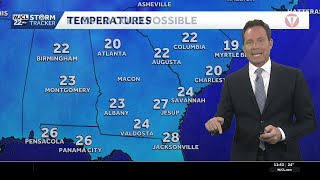 Georgia forecast: Savannah area sees rare snowfall, extreme cold