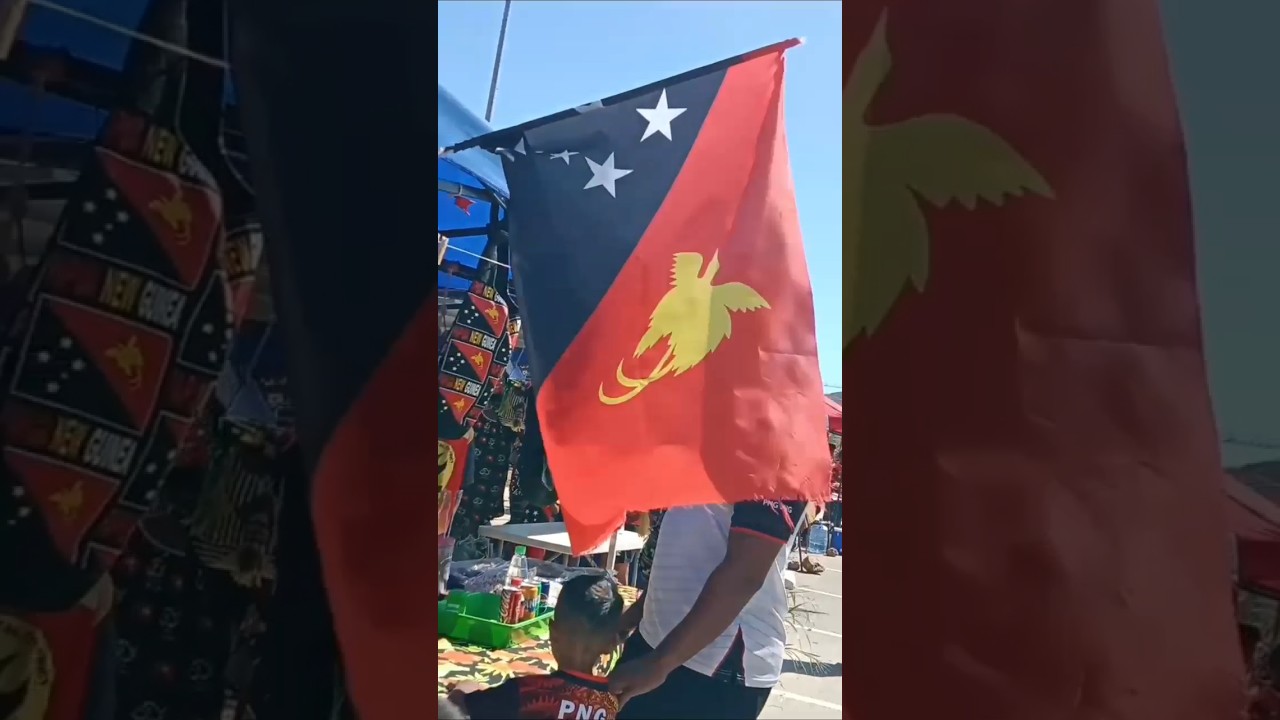 50-летие независимости Папуа — Новой Гвинеи на пляже Эла 🇵🇬. 