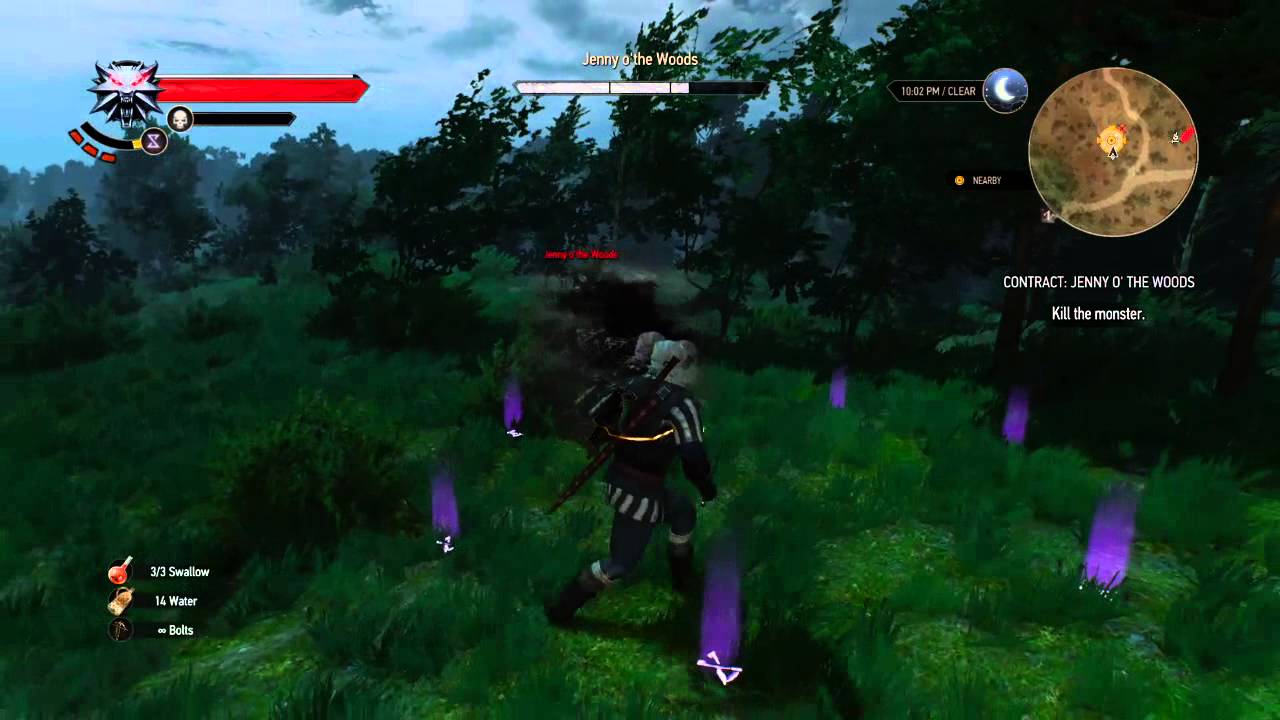 The Witcher 3 How to Kill Jenny O' The Woods Tutorial/Let's Play on