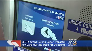 SEPTA Stops Selling Paper Transfers