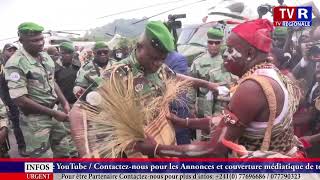 Transition au Gabon : le Couple Présidentiel a été accueilli avec l’hospitalité légendaire des popul