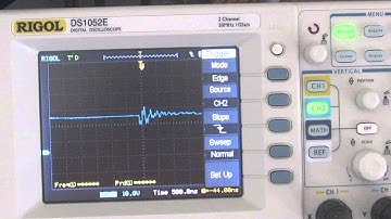Tune gecko with oscilloscope