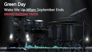 Green Day - Wake Me Up When September Ends | Drums Only | Original backing track