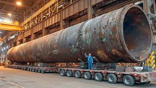 Famous Amazing Largest Seamless Pipes & Corrugated HDPE Production - Epic Steel Pipe Manufacturing Plants Wealth