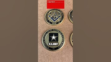 Limited Edition Masonic U.S. Veteran Challenge Coins