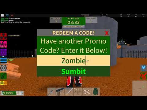 All Out Zombies Code Item Youtube